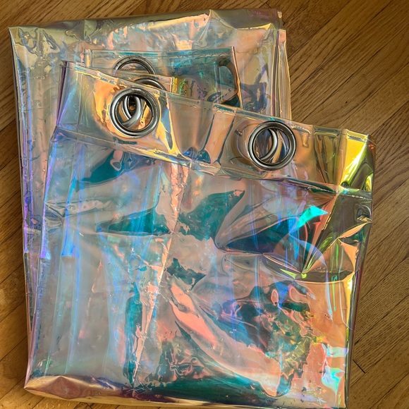 Urban Outfitters Bath Multicolor Iridescent Shower Curtain Poshmark